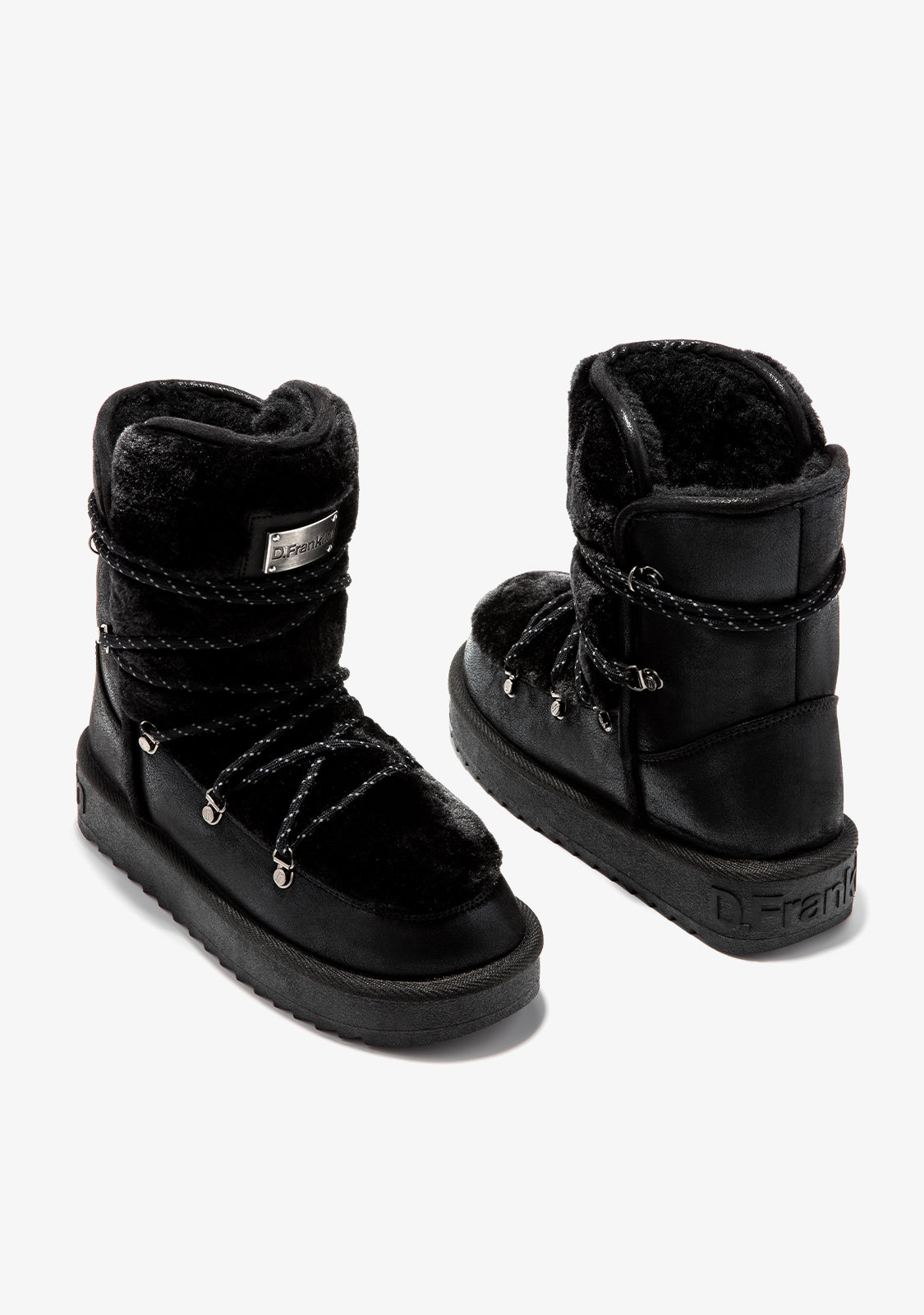D FRANKLIN ZAPATOS / BOOTS / NORDIC Nordic Trk Fur Black