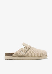 Vibe Clog Corduroy Beige