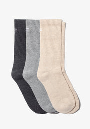 Cozy Socks 3 Pack Melange