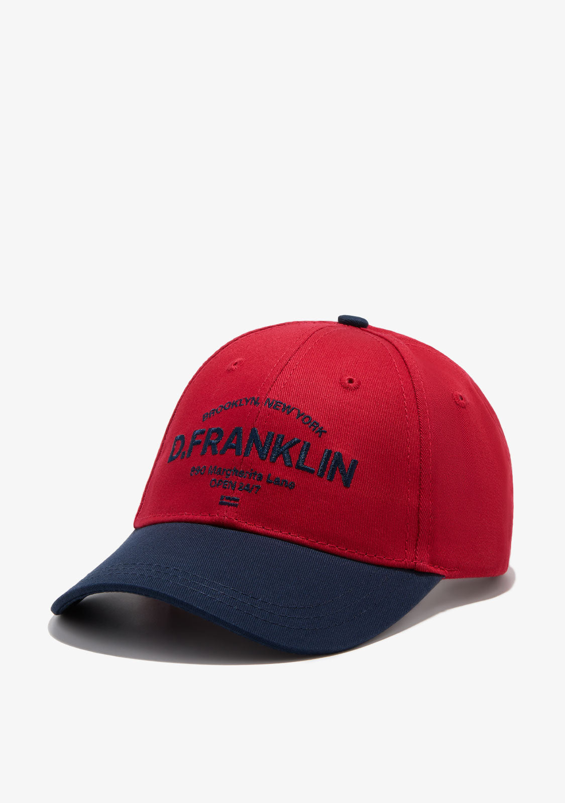 Brooklyn Basic Cap Red-Navy