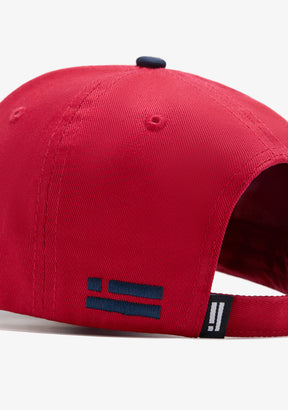 Brooklyn Basic Cap Red-Navy