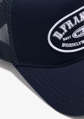 Patch Trucker Cap Navy