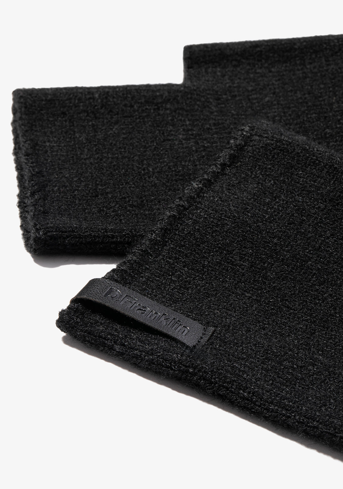 Nordic TRK Knitted Fingerless Gloves Black