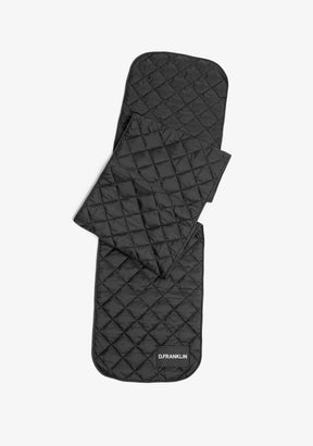 Nordic Bomb Quilted Scarf Black