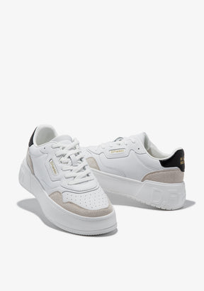 Court Basic Leather White / Black