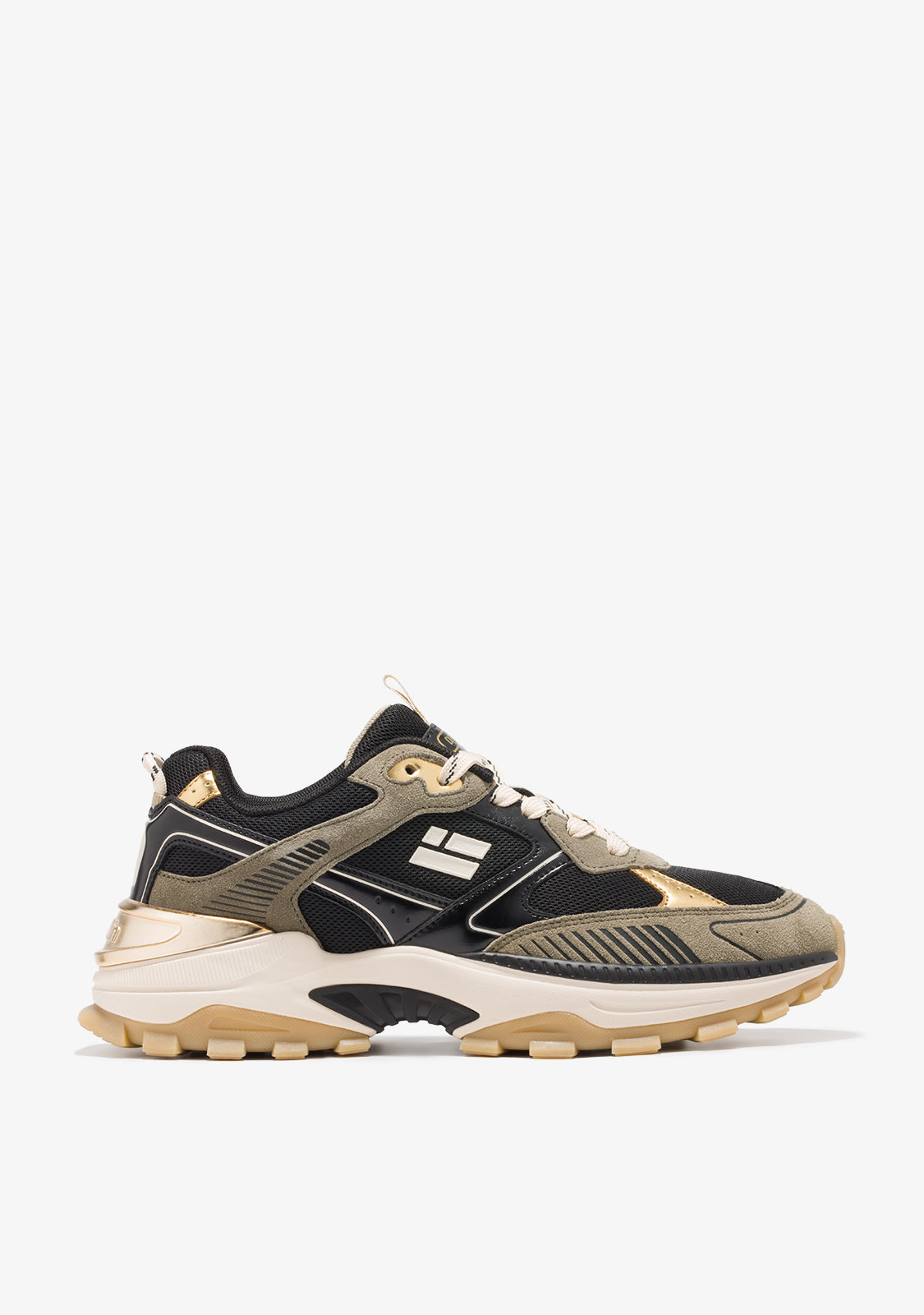 D FRANKLIN ZAPATOS / SNEAKERS / TENNIS 347 Flame Black / Gold