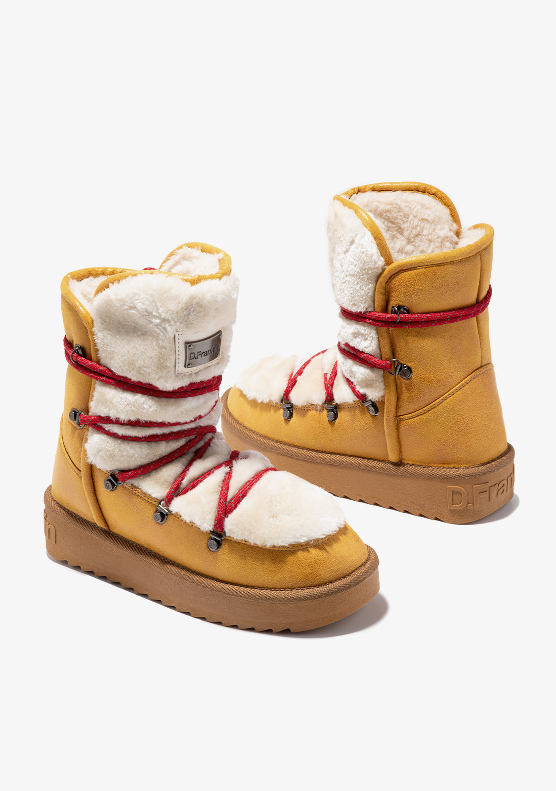 D FRANKLIN ZAPATOS / BOOTS / NORDIC Nordic Trk Fur Mustard