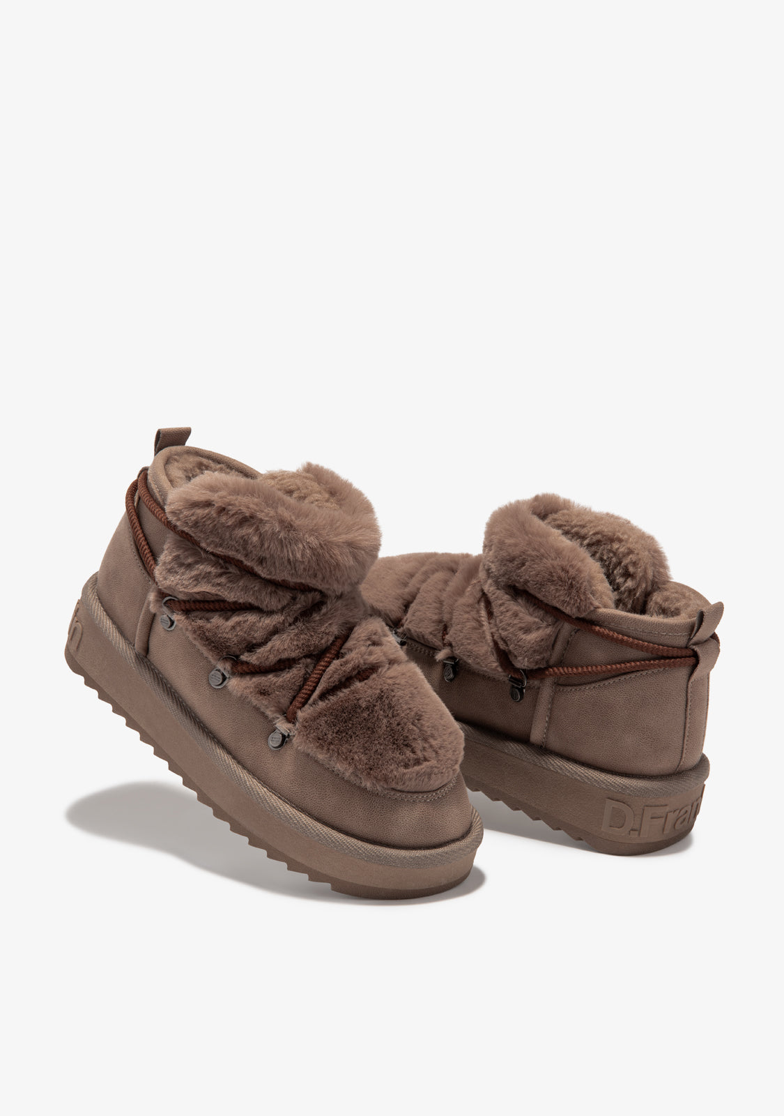 D FRANKLIN ZAPATOS / BOOTS / NORDIC Nordic Trk Fur Low Brown