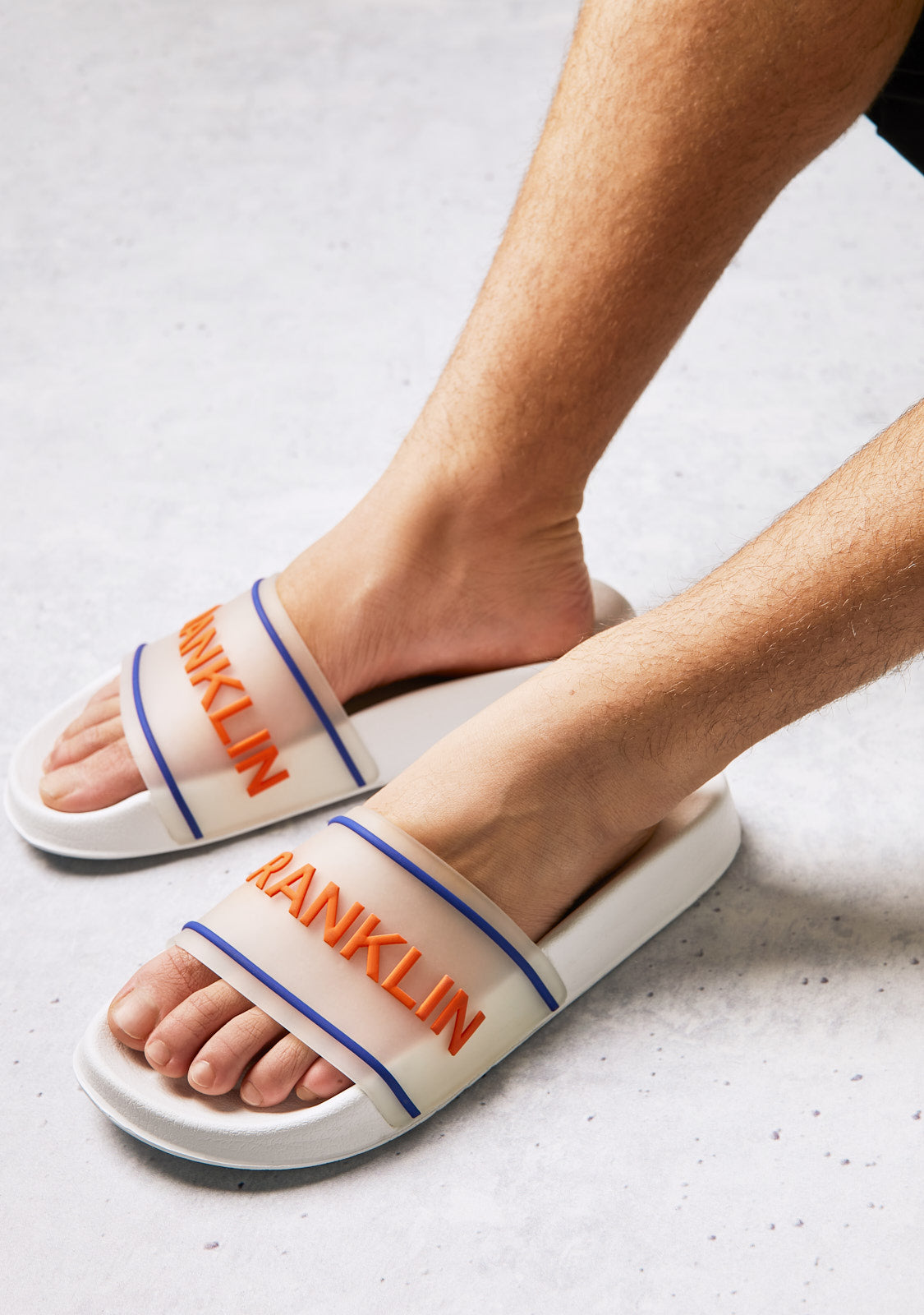 Venice Slide White / Orange