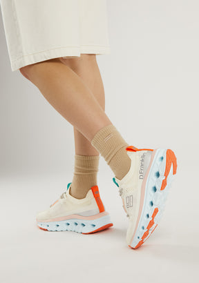 Aero Sneakers Mesh White / Orange