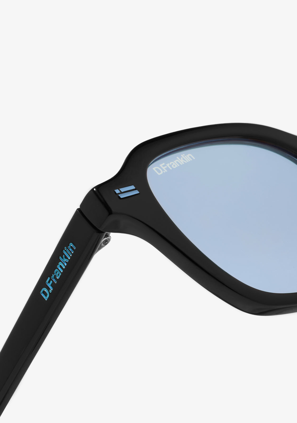 Óculos de Sol Pretos Ultra Leves S Quadrado Preto | D.Franklin®