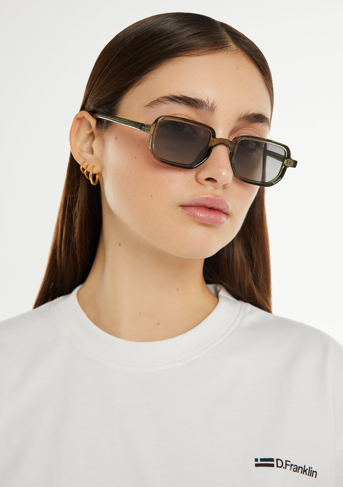 D.Franklin サングラス JIGGYCRYSTALGREEN SMOKE Jiggy Crystal Green / Smoke