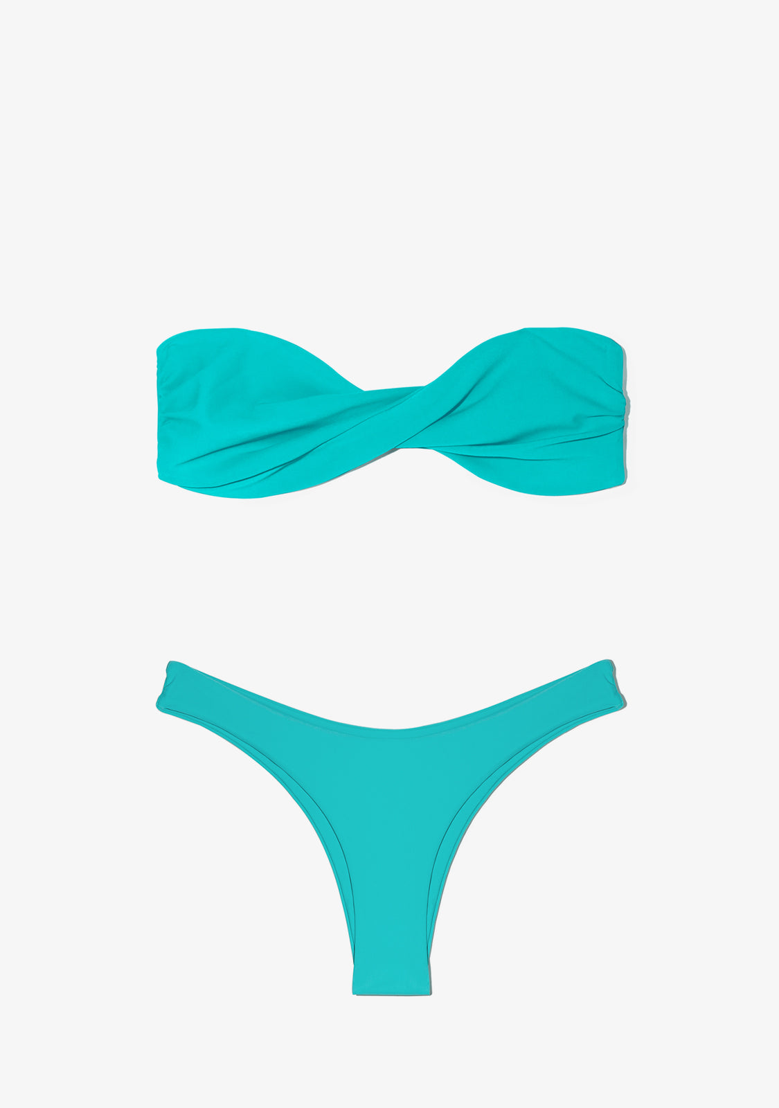 Harper Top + Ava Bottom Aqua Blue Bikini