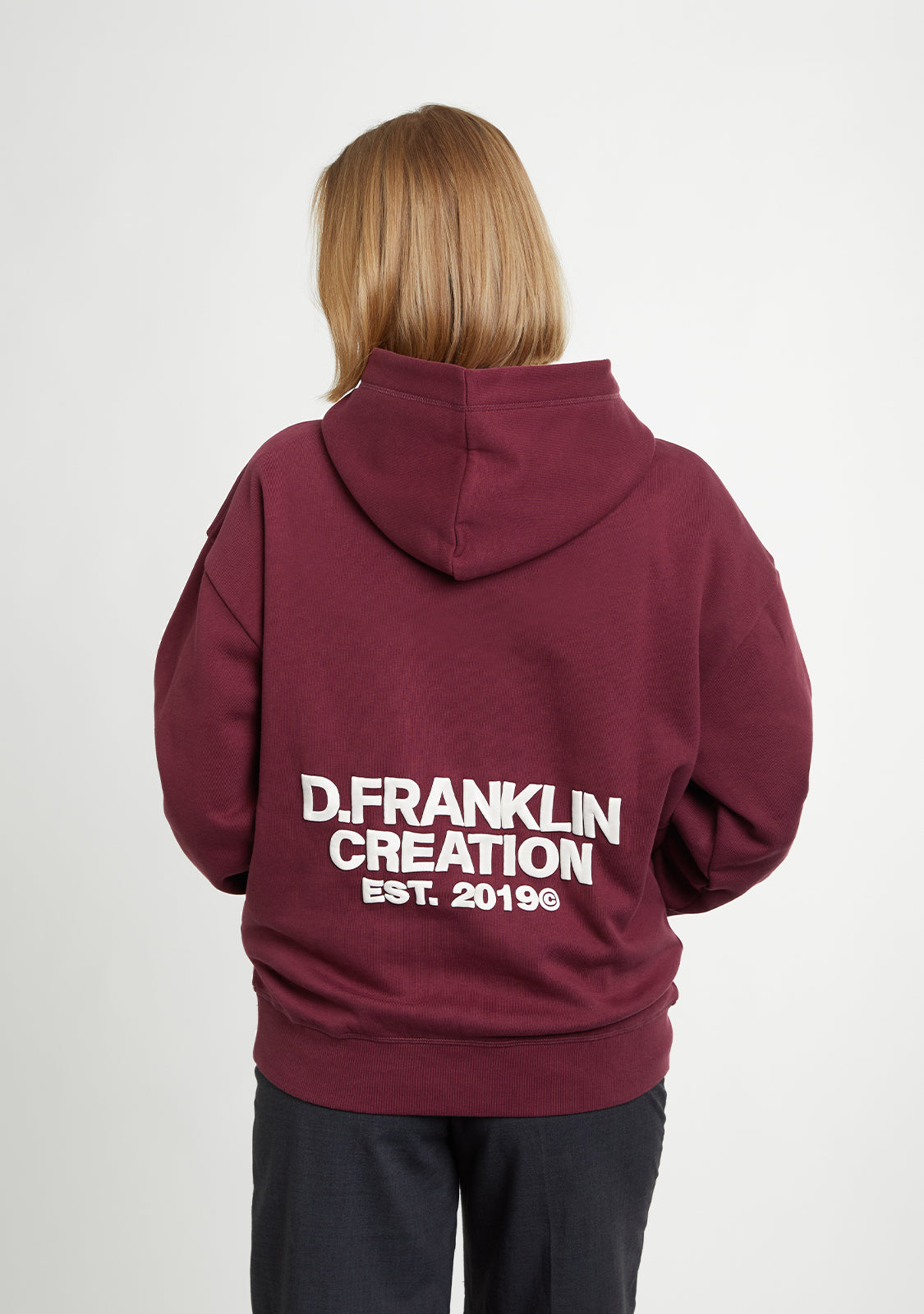 Classic Oversize Hoodie Wine