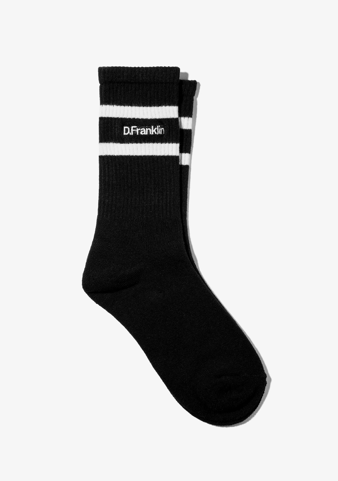 DF 2 Stripes Socks Black