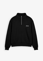 Hal-Zip Black Sweatshirt