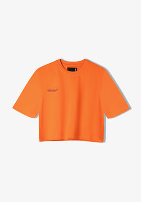 Nowhere Bound Cropped T-Shirt Orange / Purple