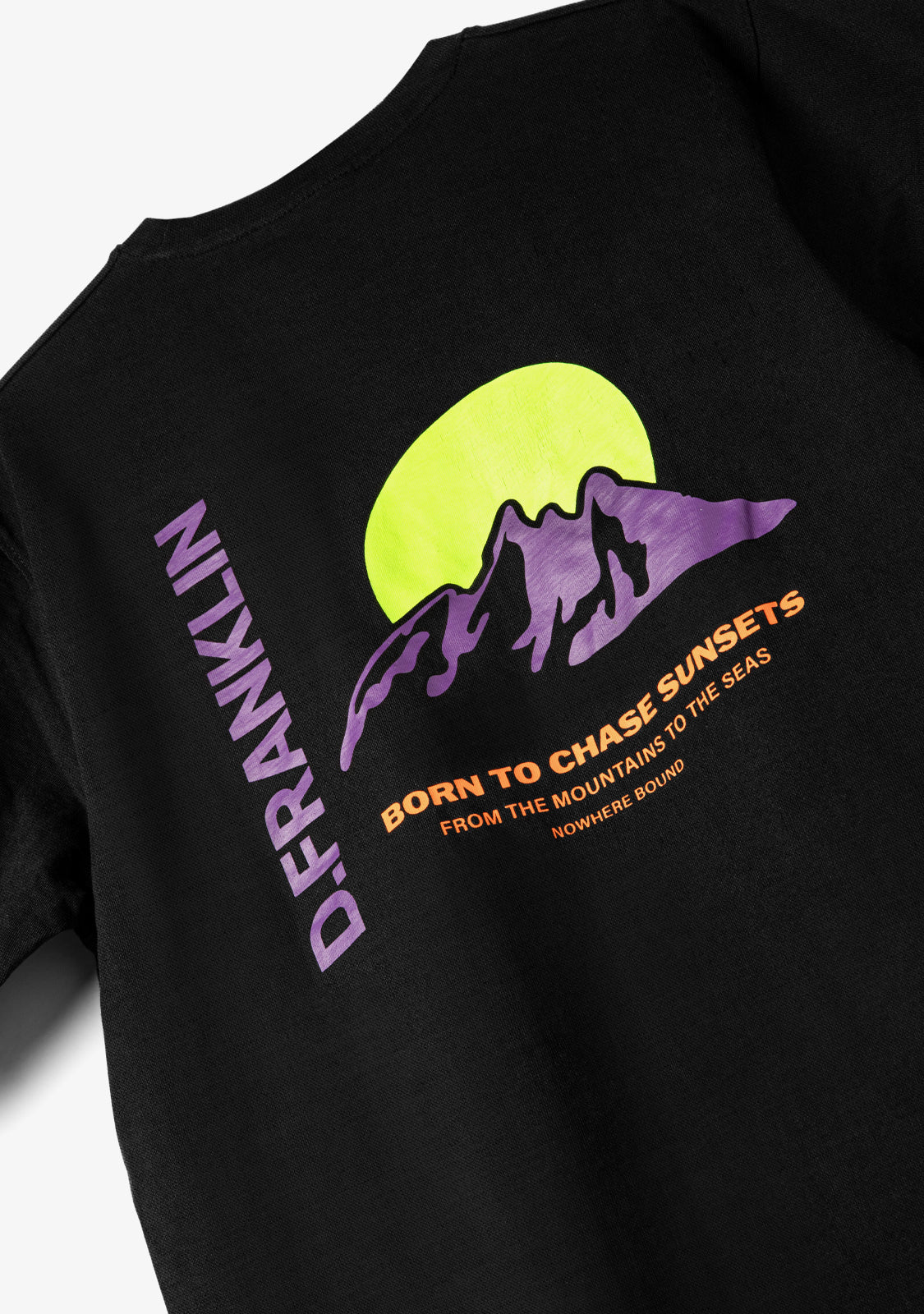 Sunsets T-Shirt Black / Purple