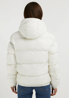 Logo Puffer Off White