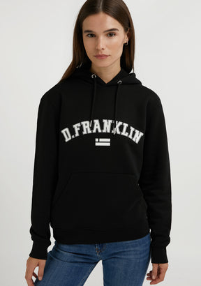 Varsity Hoodie Black / White