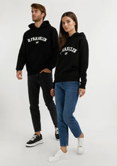 Varsity Hoodie Black / White