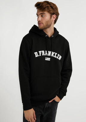 Varsity Hoodie Black / White