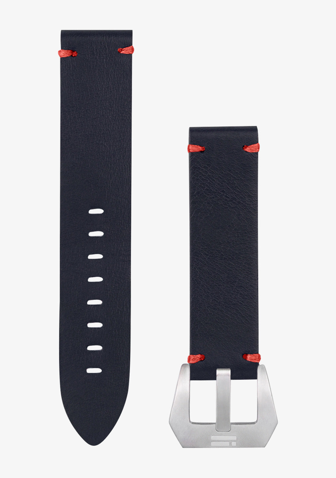 Leather Band Navy / Red