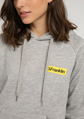 Hoodie Smiley Female Grey