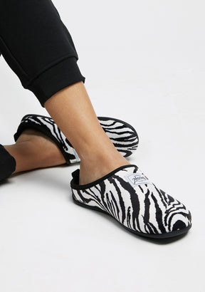 Mercredy Slipper Zebra