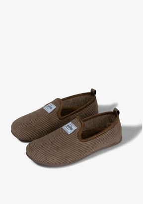 Mercredy Slipper Gran Cord Brown