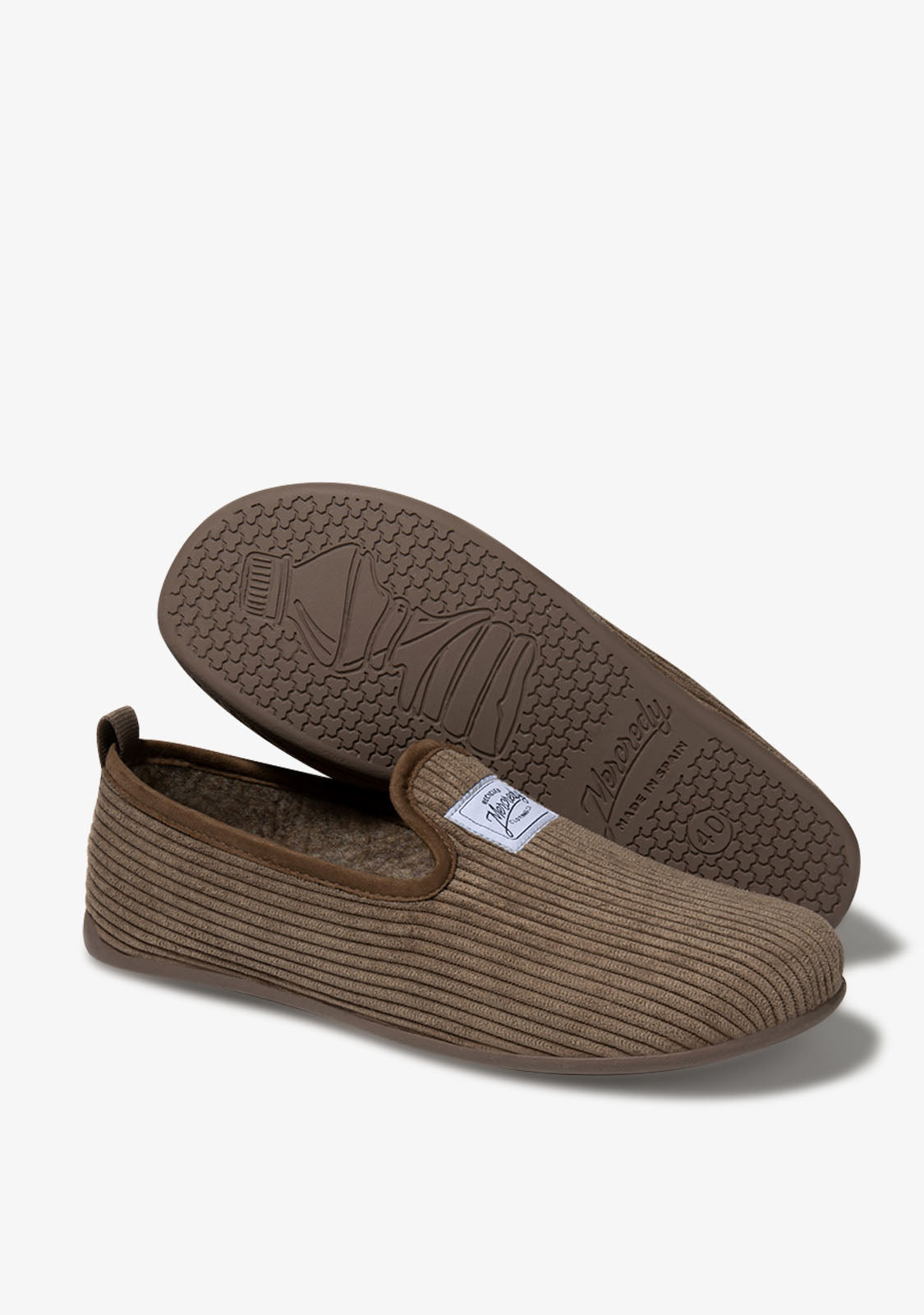 Mercredy Slipper Gran Cord Brown